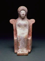 Die Göttin Athena, griechisch, ca. 490 v. Chr.