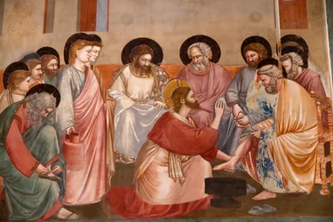 Die Scrovegni-Kapelle. Fresko von Giotto