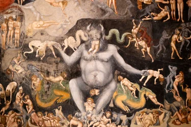 Die Scrovegni-Kapelle. Fresko von Giotto