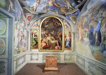 Die Kapelle von Eleonora von Toledo, entworfen von Bartolomeo Ammannati (1511-92) und dekoriert von Agnolo Bronzino (1503-72) ca. 1543