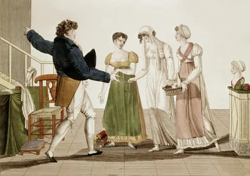 Der Modedesigner zur Zeit des ersten Kaiserreichs in Frankreich (1804-1815), Gravur