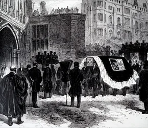 Das Begräbnis von Henry John Temple, 3. Viscount Palmerston