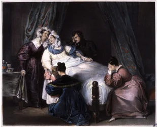 Der irreparable Verlust, sogar tot bei der Geburt, ca. 1840