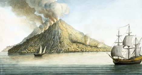 Die Insel Stromboli, Sizilien