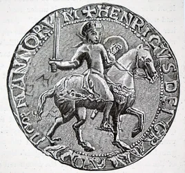 Das Siegel von Heinrich I. von England.