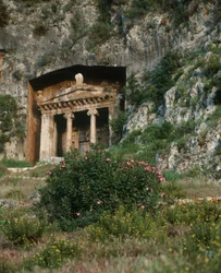 Grab des Amyntas, 4. Jahrhundert v. Chr. (Fethiye, Türkei)