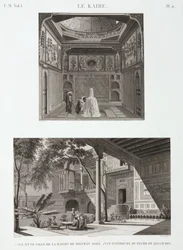 Zwei Beispiele islamischer Architektur, Kairo, Ägypten, ca. 1798