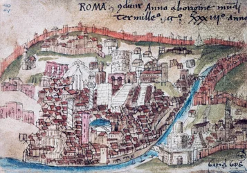Ansicht von Rom (Detail)