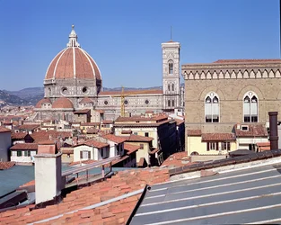 Ansicht der Kathedrale, Campanile und Orsanmichele