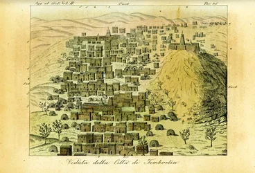 Ansicht der Stadt Timbuktu, Mali