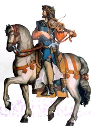 Walther von der Vogelweide, frühes 20. Jahrhundert (Illustration)