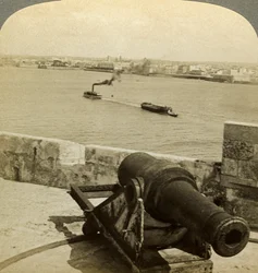 Kanone, Morro Castle, Havanna, Kuba