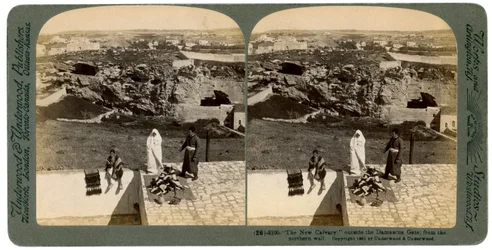 Jerusalem vom Damaskustor aus gesehen, Palästina
