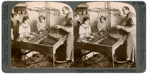 Seidenherstellung, Syrien, 1900er Jahre