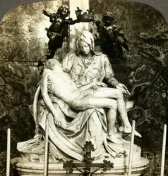 Pietà von Michelangelo, Petersdom, Rom, Italien