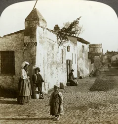 Szene auf der Via Appia, Rom, Italien