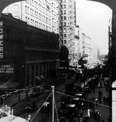 Wolkenkratzer, Randolph Street, Chicago, Illinois, USA, frühes 20. Jahrhundert