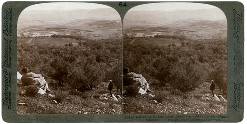 Die Ebene von Dothan, Palästina, 1900
