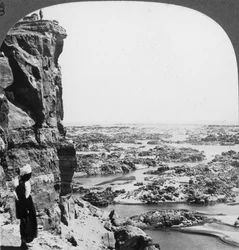 Der zweite Katarakt des Nils von Südwesten aus gesehen, Ägypten, 1905.