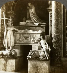 Grabmal von Papst Clemens XIII., Petersdom, Rom, Italien