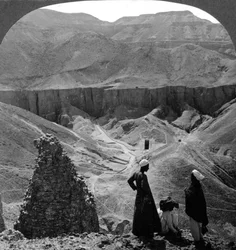 Tal der Königsgräber in Theben, Ägypten, 1905