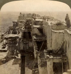 Wolpi... ein Häuptling der geheimnisvollen Moki-Rasse, Klippenbewohner, Arizona, USA, 1901