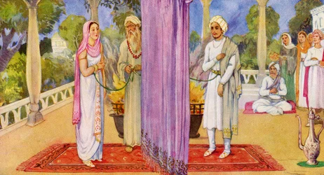Eine hinduistische indische Hochzeit, 1941
