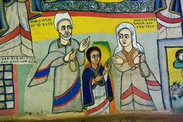 Debre Sina Maryam Kirche, Gorgora, Tana-See, Äthiopien, Afrika