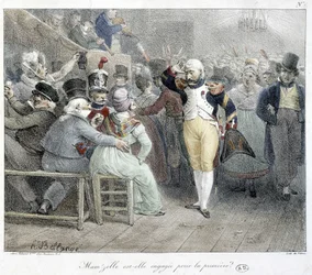 Ein Militär lädt eine Frau zum Tanz ein: "Ist Mam