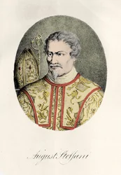 Agostino Steffani, italienischer Komponist, Gravur 1856