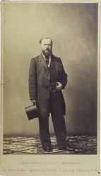Porträt des Dramatikers Alexander N. Ostrowski (1823-1886)