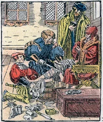 Beinamputation im 16. Jahrhundert