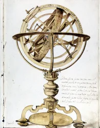 Eine Armillarsphäre (17. Jahrhundert)