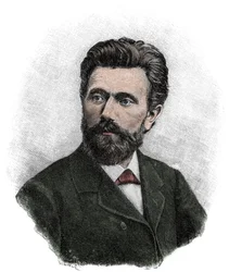 August Bebel (1840-1913), deutscher marxistischer Politiker und Schriftsteller - Porträt von August Bebel (1840-1913), deutscher Politiker
