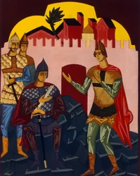 Boris Godunov, Kostümentwurf für die Oper von Modest Mussorgsky