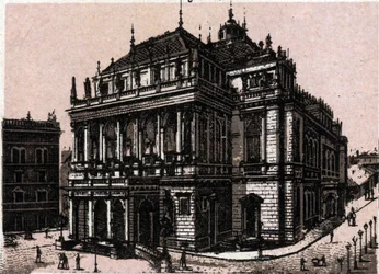 Budapest, Ungarn: Ansicht der Magyar Királyi Operaház (Oper). in „Die Welt illustriert 168 Ansichten“ Undatiert (spätes 19. Jahrhundert)