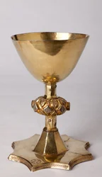 Kelch. Goldschmiedearbeit. 1490