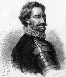 Charles de Montpensier (1490-1527), Herzog von Bourbon und Connétable von Frankreich. Gravur des 19. Jahrhunderts