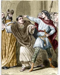 Childerich II., König der Franken von 670 bis 673, ließ den Bischof Saint Leger (616-675) in der Abtei von Luxeuil einsperren.