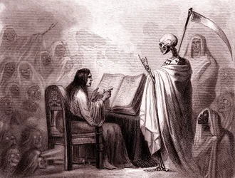 Cholera Morbus. Geißel des Todes und der Epidemien (Gravur)