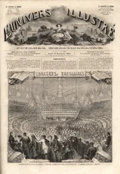 Cirque Napoleon (heutiger Winterzirkus, Rue Amelot, Paris) - Klassisches Musikkonzert am Sonntag, den 3. November