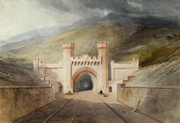 Clayton Tunnel Eisenbahnportal