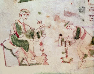 Schreiber (Detail)