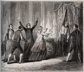 Tod des Prinzen von Condé (Louis VI Henri de Bourbon Condé)