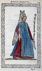 Jungfrau aus der Türkei - in Habits et effigies von Jean Sulperius