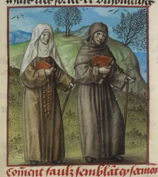 (Detail) von Abstinence Contrainte (Erzwungene Abstinenz) und Faux Semblant (Falscher Schein) auf dem Weg zu Malebouche (Böse Zunge) aus 