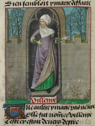 (Detail) von der allegorischen Figur Vilenie (Schurkerei) aus 