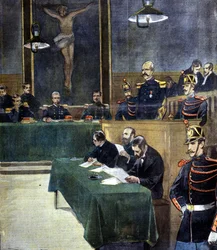Dreyfus-Affäre, Kommandant Esterhazy beim Kriegsrat