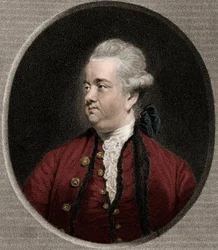 Edward Gibbon 1737-1794 - Stich - 19. Jahrhundert