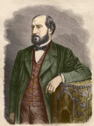 Emile Augier, französischer Dramatiker (1820 - 1889)